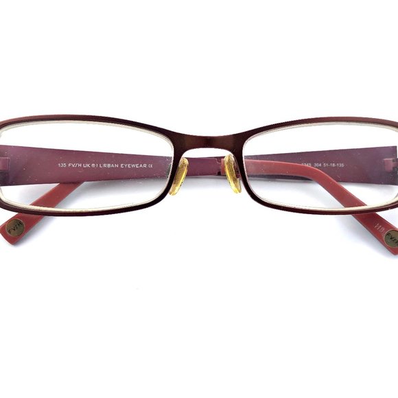 Fysh eyeglasses frames with pink angular stripes - Picture 1 of 5